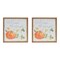 Melrose "Autumn Blessing" Pumpkin Wall Signs - 15.75" - Multi-Color - Set of 2